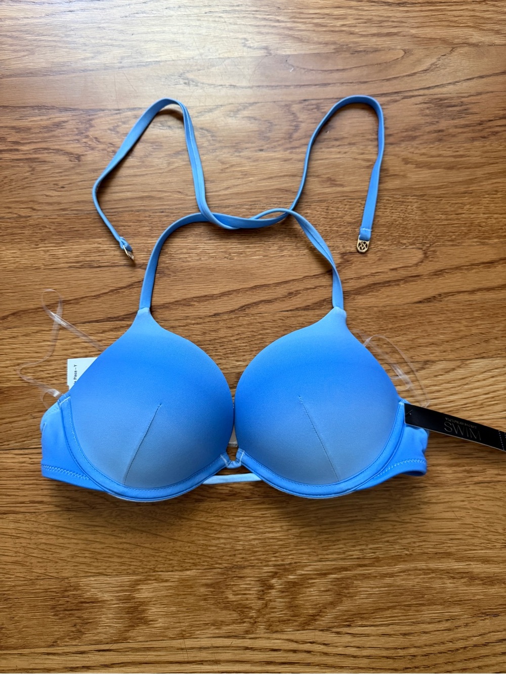 Victorias Secret blue ombré bombshell bikini top New 32B